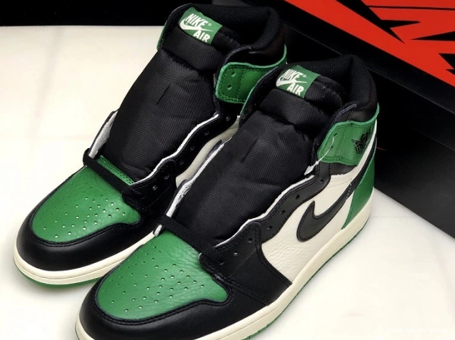 Pine Jordan OG Sail-Black 1 High Air NRG 555088-302 Green 0731